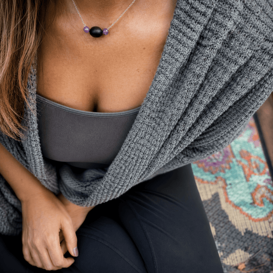 Blüm Amethyst + Lotus Seed Talisman - Ella Vatour