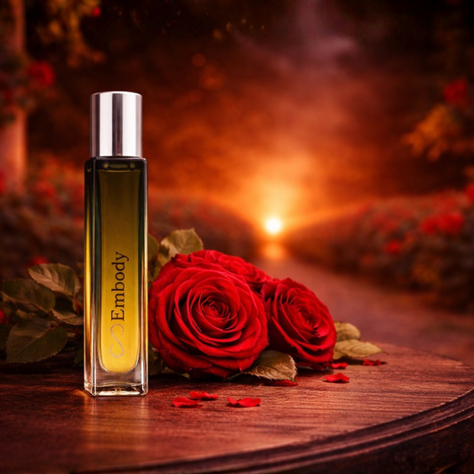 Ella Vatoür EMBODY essential oil blend — uplifting scent blend for confidence and arrival