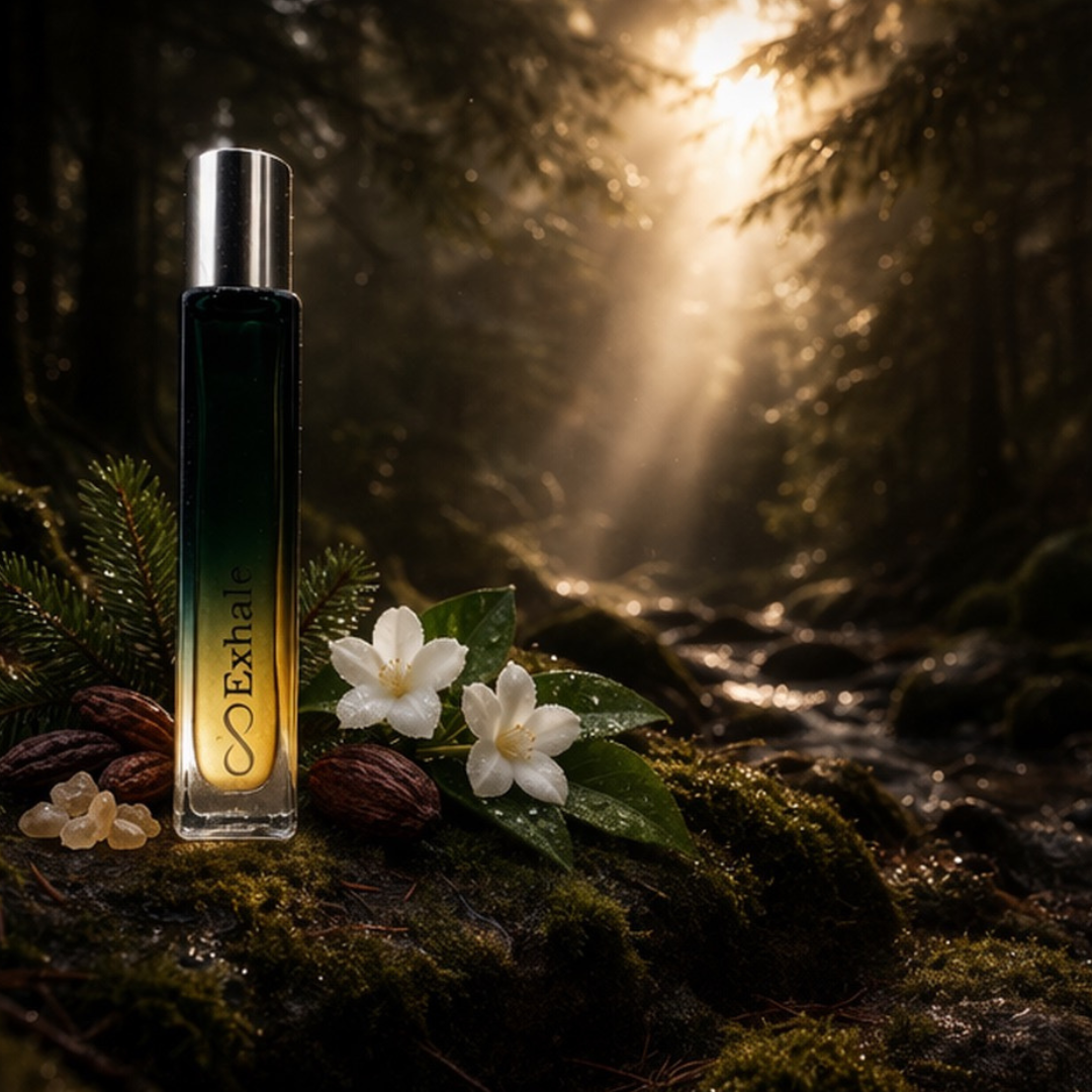Ella Vatoür EXHALE essential oil blend — grounding scent blend for stress relief and release