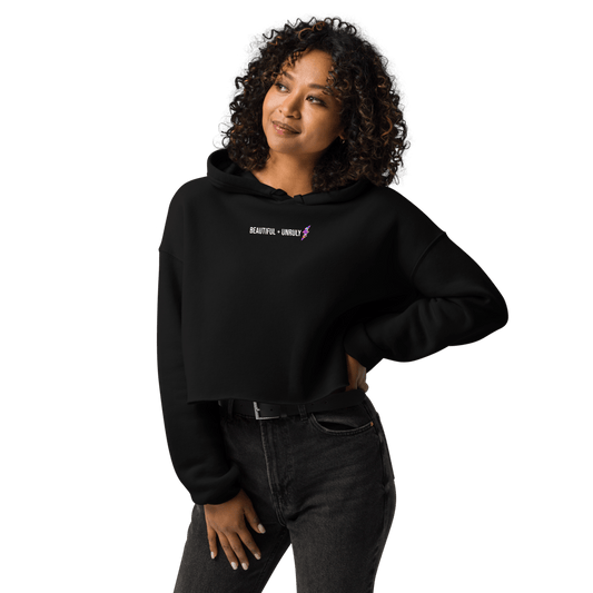 Beautiful + Unruly Rebellion Cropped Hoodie - Ella Vatour