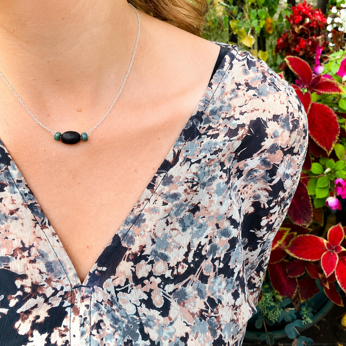 Blüm Emerald + Lotus Seed Talisman - Ella Vatour