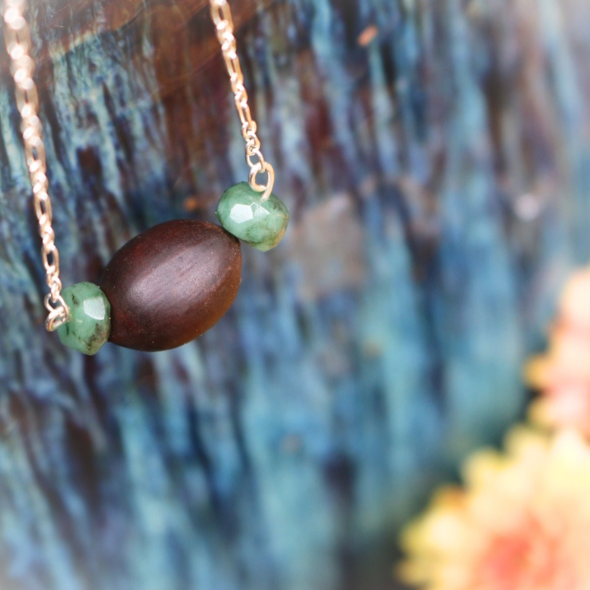 Blüm Emerald + Lotus Seed Talisman: An Emblem of Growth and Transformation - Ella Vatour