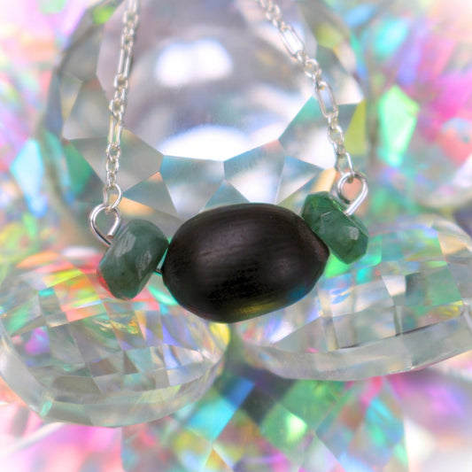 Blüm Emerald + Lotus Seed Talisman: An Emblem of Growth and Transformation - Ella Vatour
