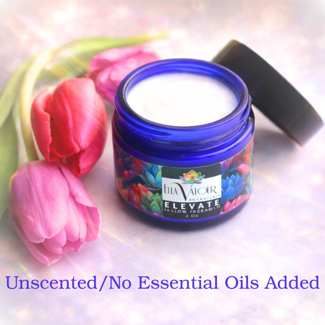 ELEVATE UNSCENTED Whipped Tallow Moisturizer for Face + Body - Ella Vatour