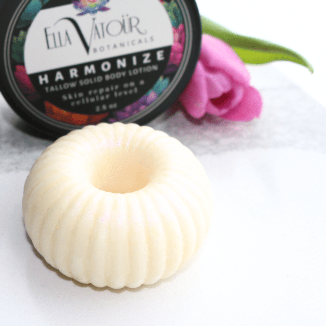 HARMONIZE Skin Soothing Tallow Solid Body Lotion - Ella Vatour