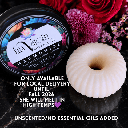 HARMONIZE Solid Tallow Body Lotion UNSCENTED - Ella Vatour