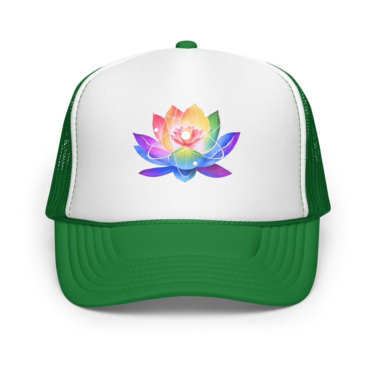 Signature Lotus + Molecule Foam Trucker Hat by Ella Vatoür - Ella Vatour
