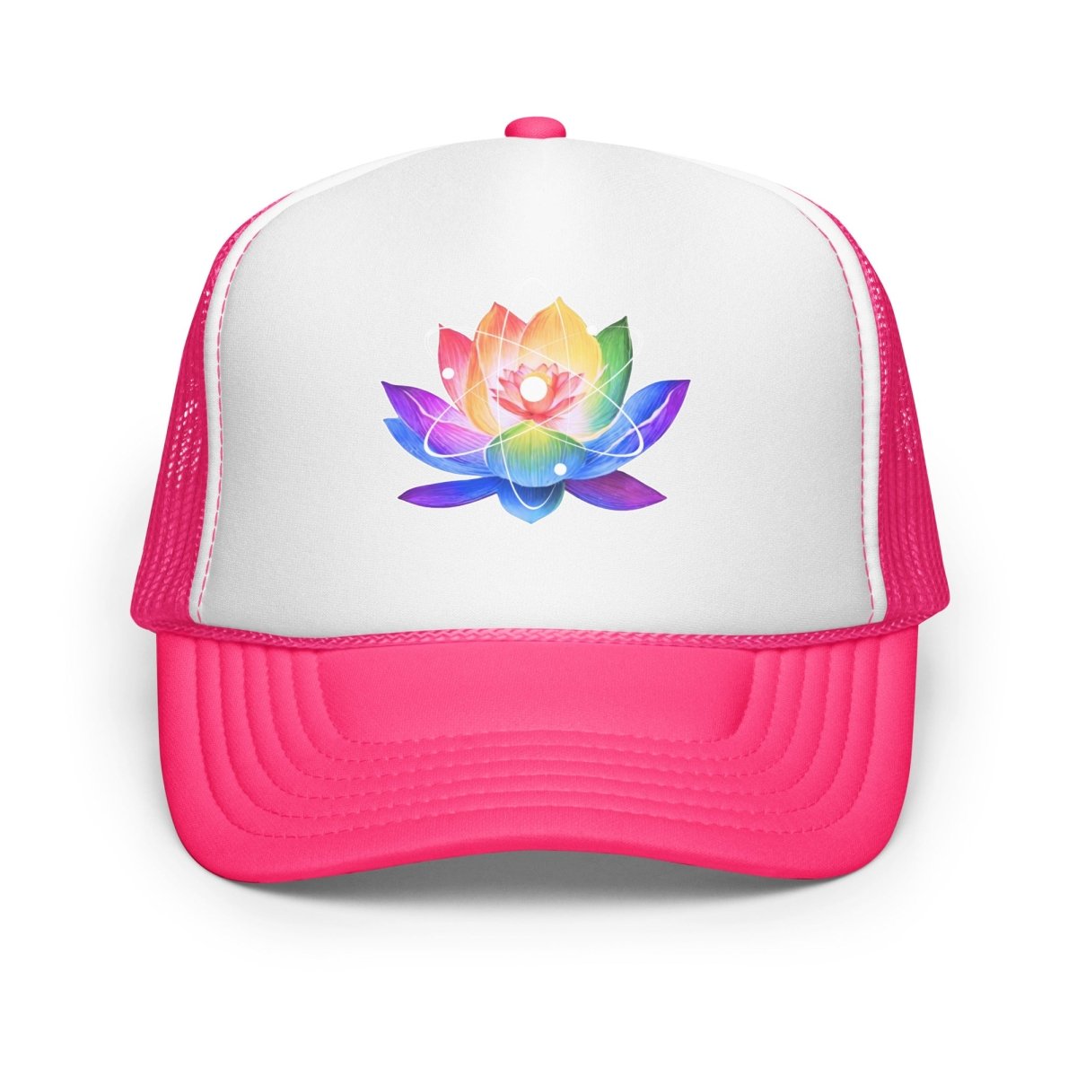 Signature Lotus + Molecule Foam Trucker Hat by Ella Vatoür - Ella Vatour