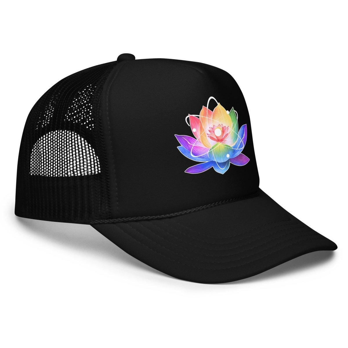 Signature Lotus + Molecule Foam Trucker Hat by Ella Vatoür - Ella Vatour