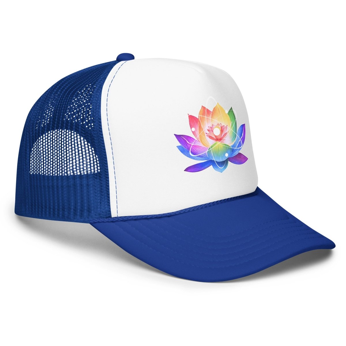 Signature Lotus + Molecule Foam Trucker Hat by Ella Vatoür - Ella Vatour