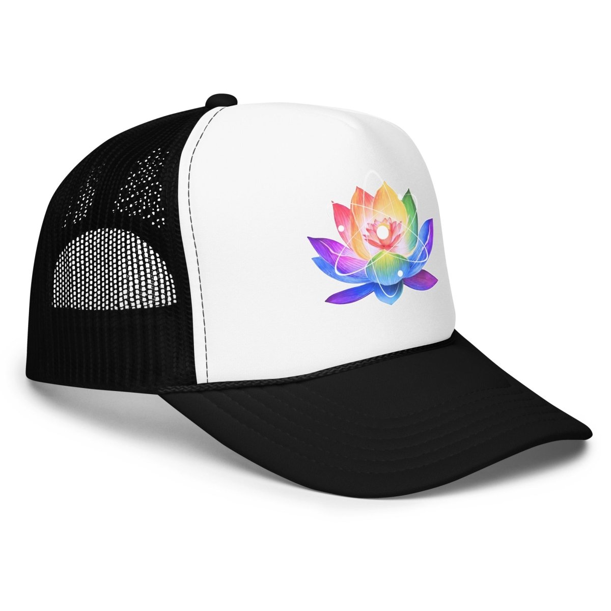 Signature Lotus + Molecule Foam Trucker Hat by Ella Vatoür - Ella Vatour