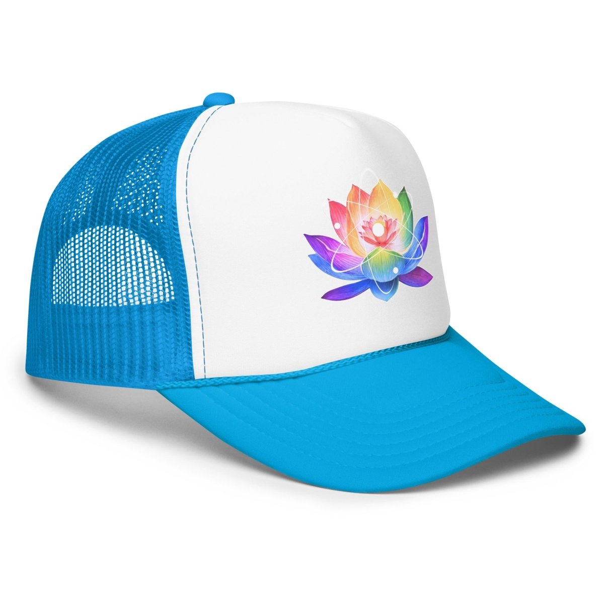 Signature Lotus + Molecule Foam Trucker Hat by Ella Vatoür - Ella Vatour