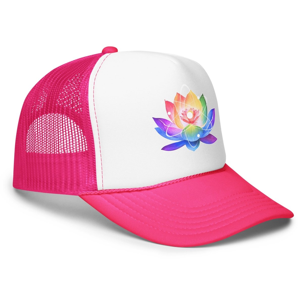 Signature Lotus + Molecule Foam Trucker Hat by Ella Vatoür - Ella Vatour