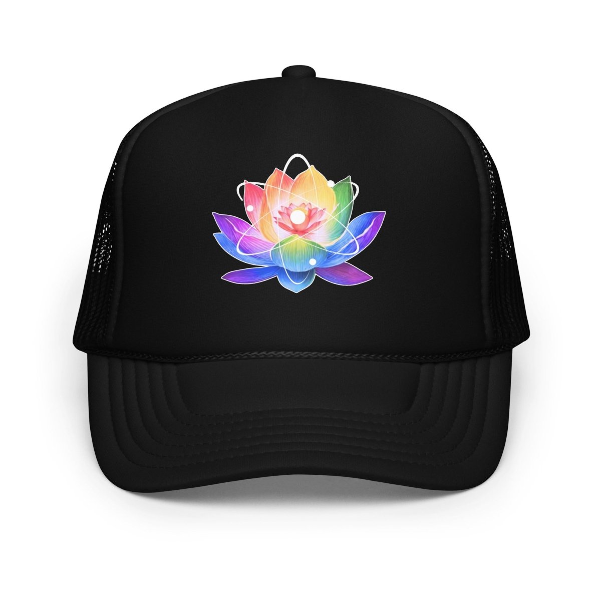 Signature Lotus + Molecule Foam Trucker Hat by Ella Vatoür - Ella Vatour