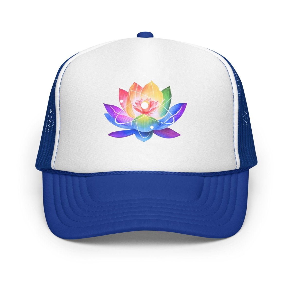 Signature Lotus + Molecule Foam Trucker Hat by Ella Vatoür - Ella Vatour
