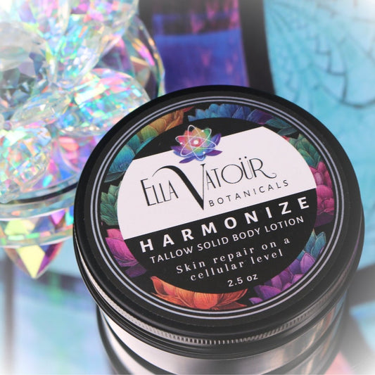 Two - part HARMONIZE Skin Soothing Tallow Solid Body Lotion - Ella Vatour