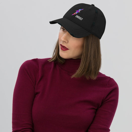 Unruly Distressed Hat — The Beautiful Rebellion Podcast Cap - Ella Vatour
