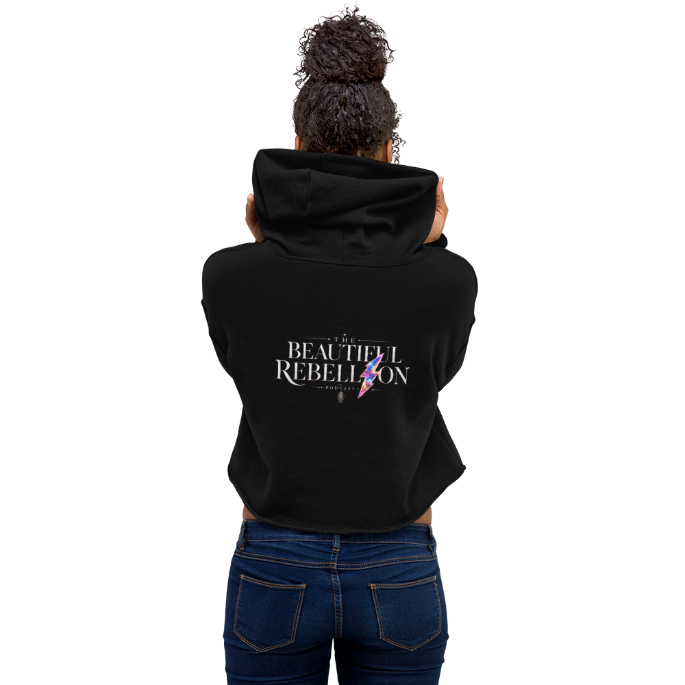 Beautiful + Unruly Rebellion Cropped Hoodie