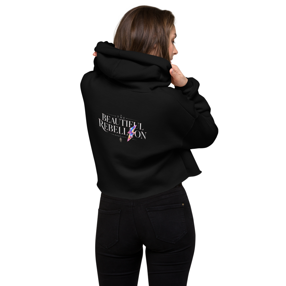 Beautiful + Unruly Rebellion Cropped Hoodie