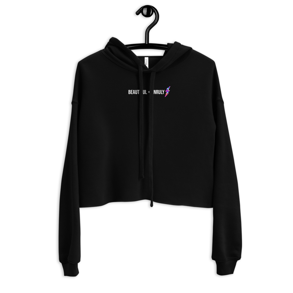 Beautiful + Unruly Rebellion Cropped Hoodie