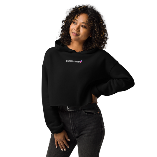Beautiful + Unruly Rebellion Cropped Hoodie